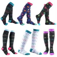 X6 Calcetines De Compresión Diseños Estampados L-xl36-41