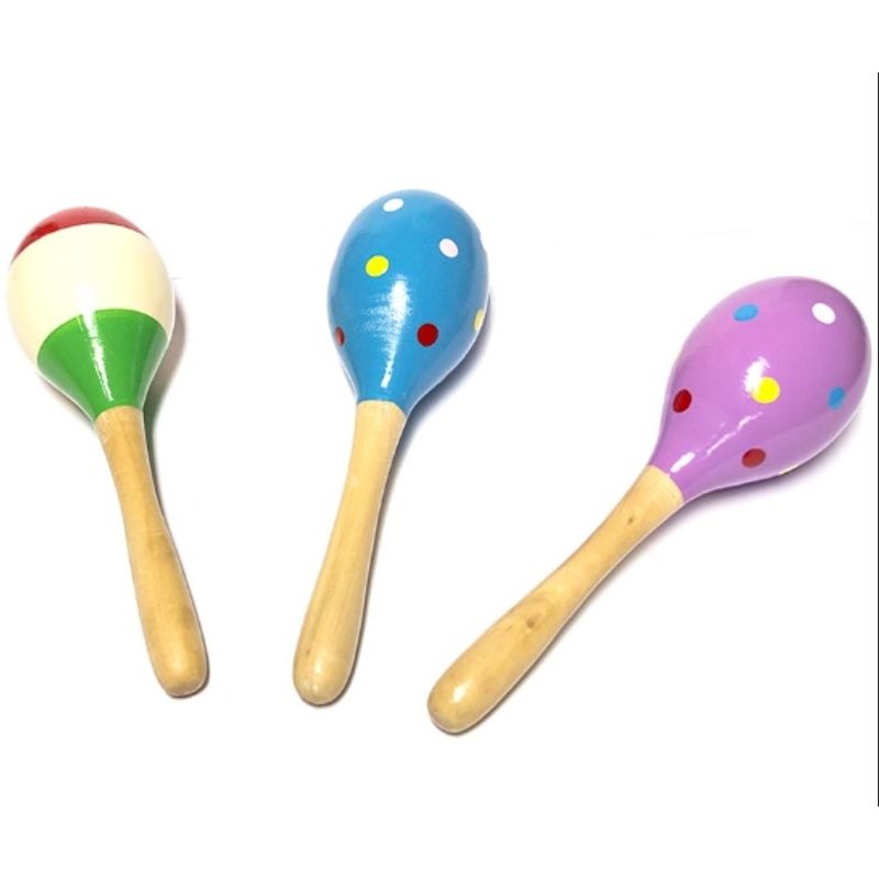 GENERICO - Maraca de Madera Sonajero