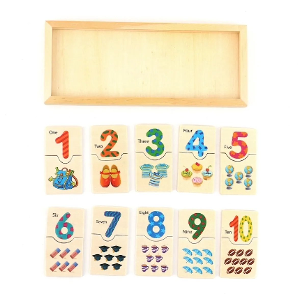 GENERICO - Dominó Número Juguete Didáctico