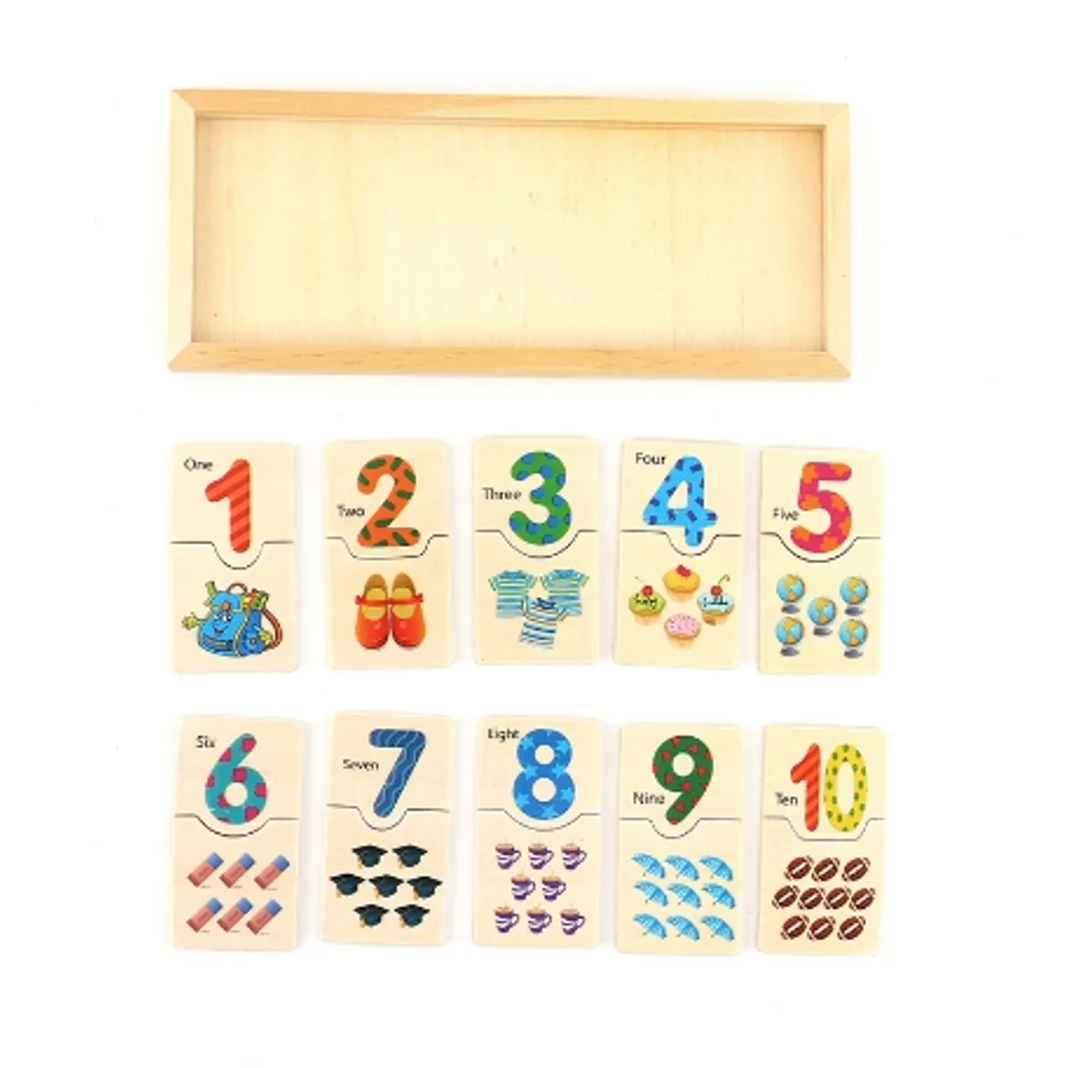 GENERICO - Dominó Número Juguete Didáctico