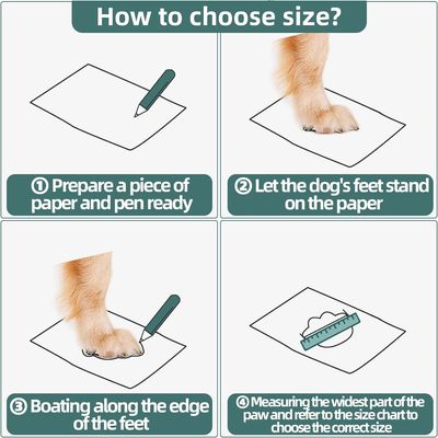 Imagen 2 del producto Zapatos Impermeables Para Perros talla 4 -Rojo