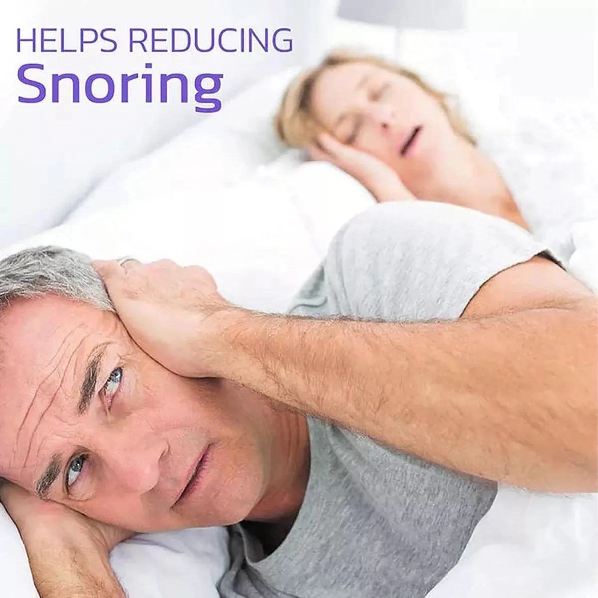 KUANGYE - Antironquidos Smart Solución Sueño Evita Roncar Apnea