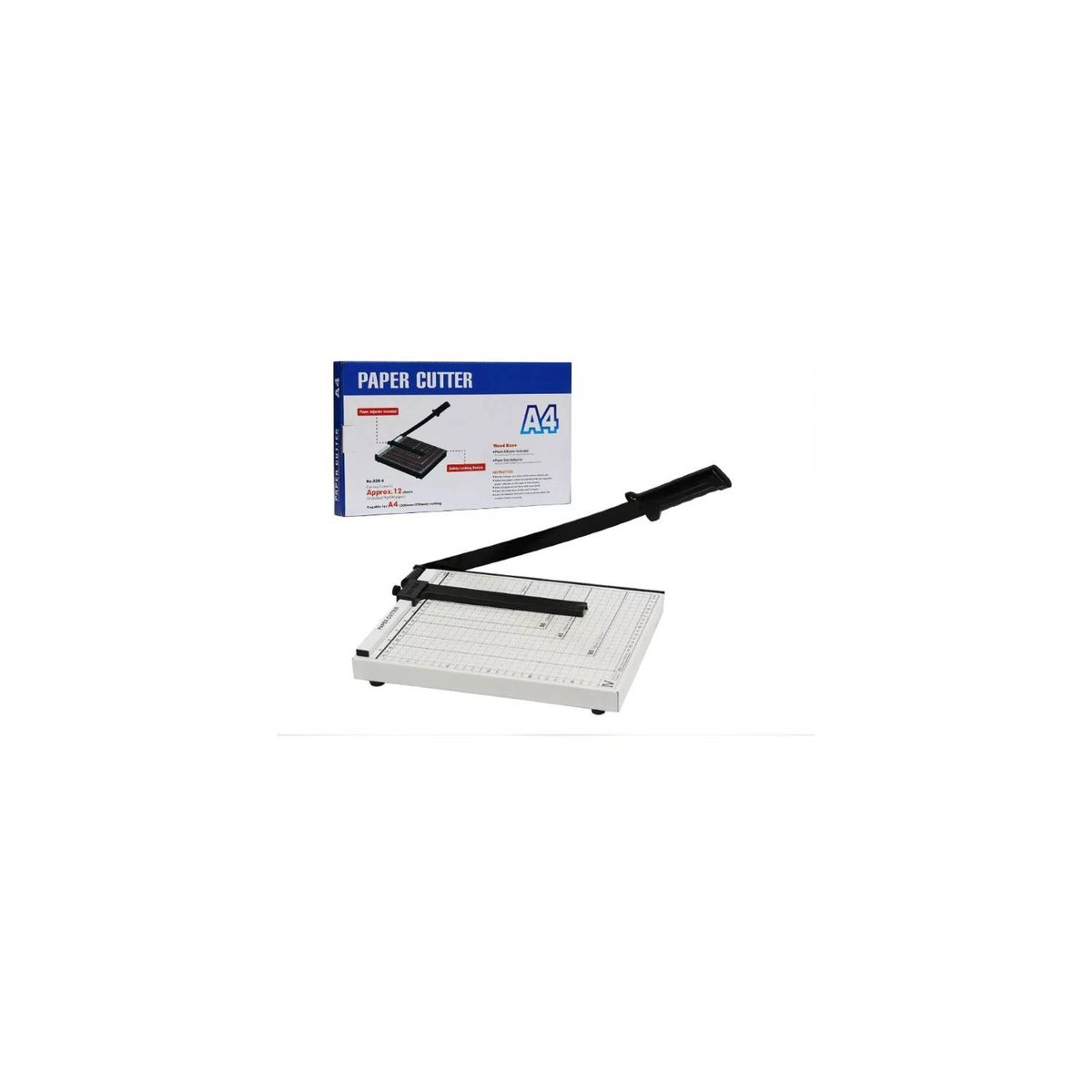 GENERICO - Guillotina Metálica A4 30cm X 25xm Cortador Papel Fotos