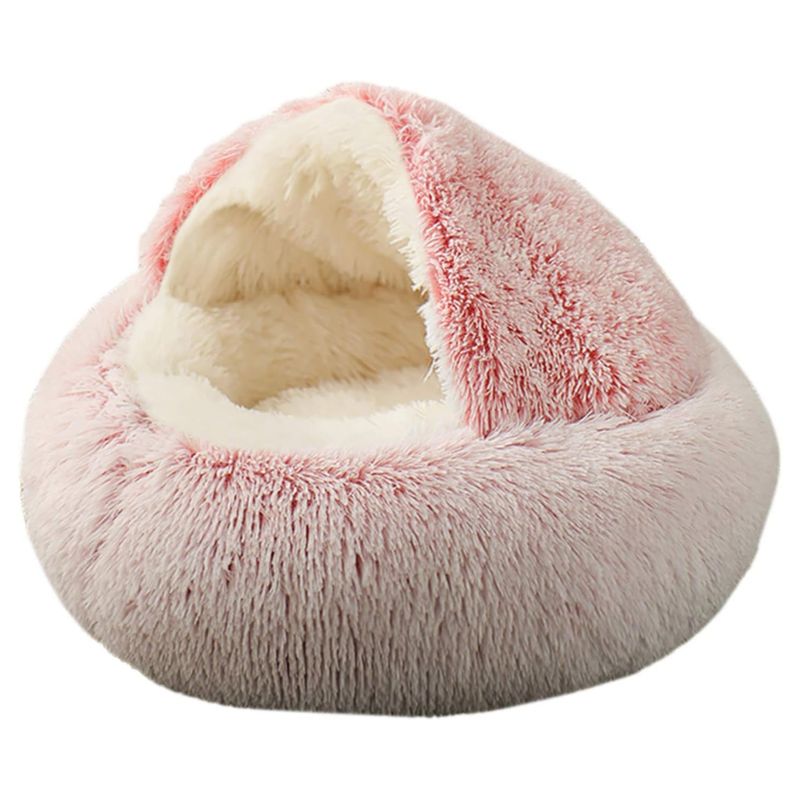 LELOX - Lavables Cama Redonda Felpa Para Mascota Perro Y Gato