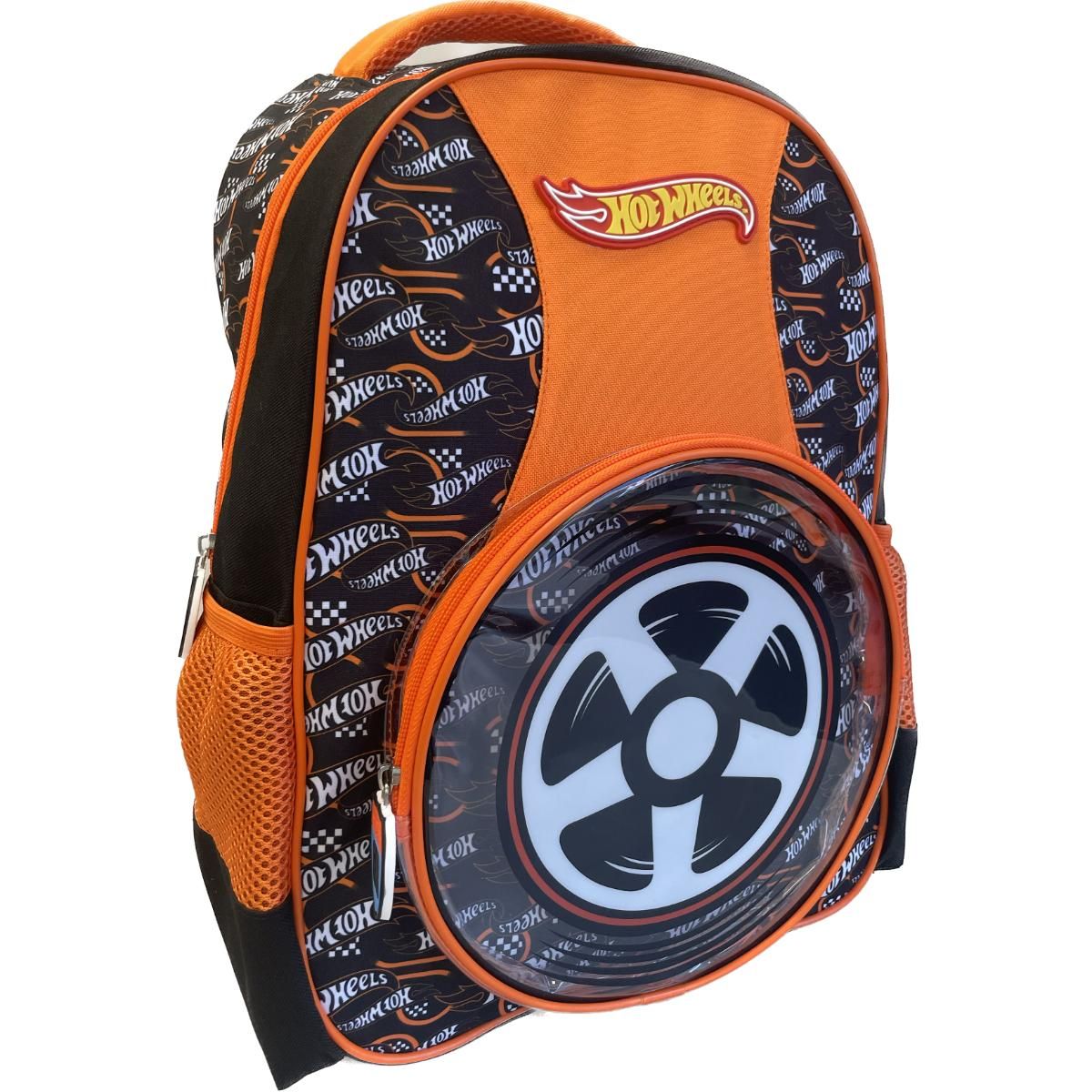 HOT WHEELS - Mochila Escolar Niño 68 Naranjo Hot Wheels