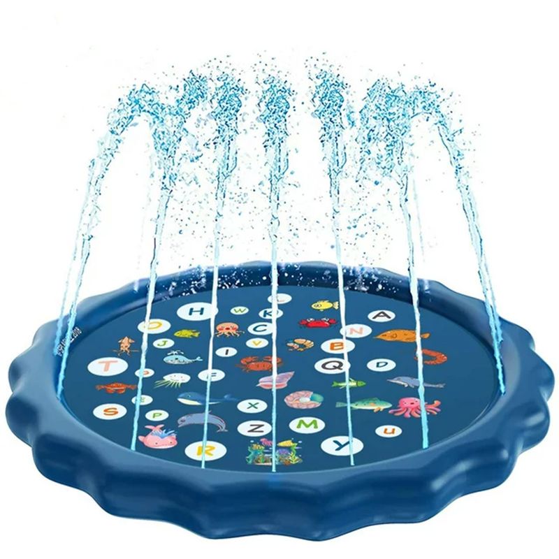 GENERICO - Alfombra De Agua Tipo Fuente piscina 1.7 Mt Para Niños