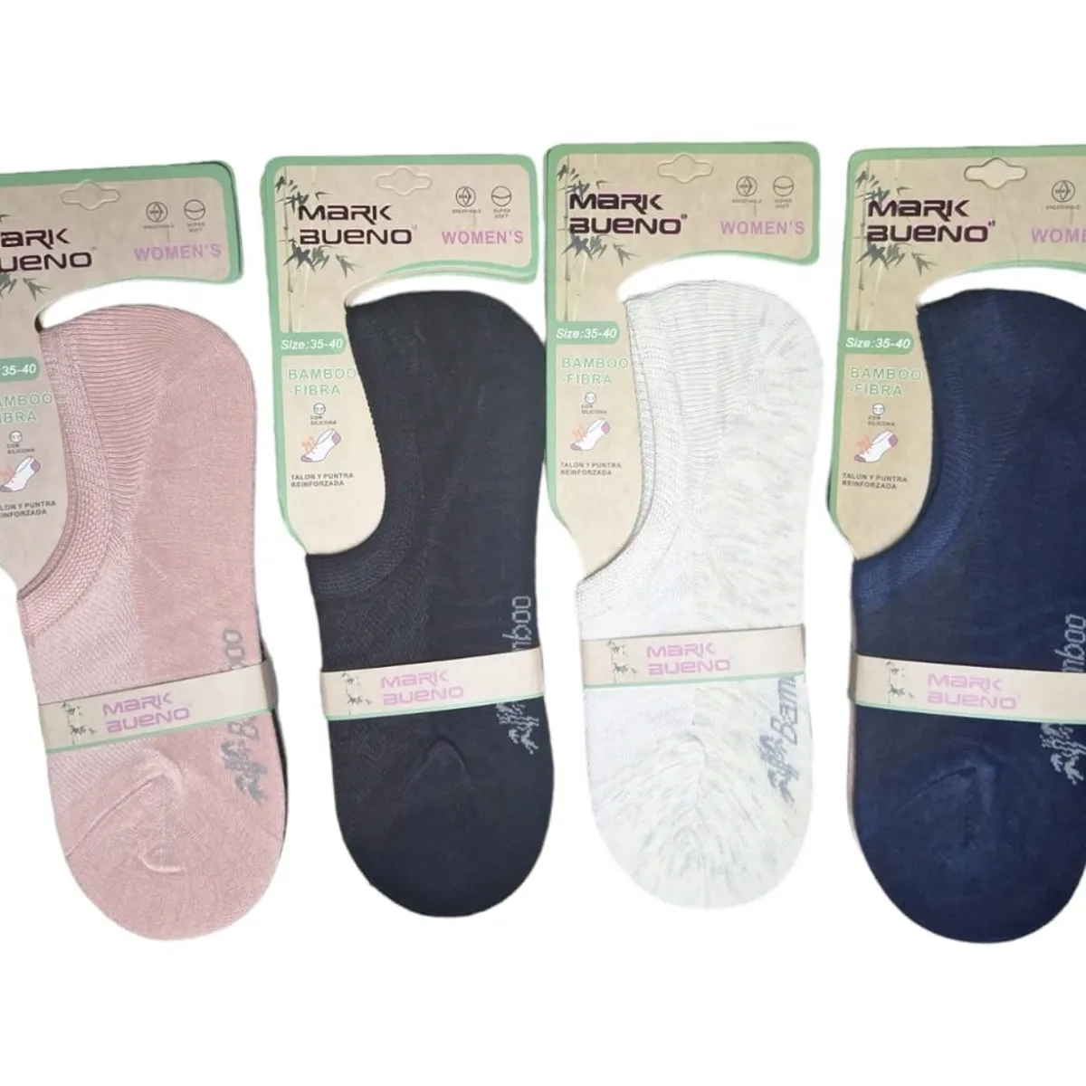 GARSIL - Calcetines Calcetas - Tobilleras Invisibles De Mujer - Fibra De Bambu