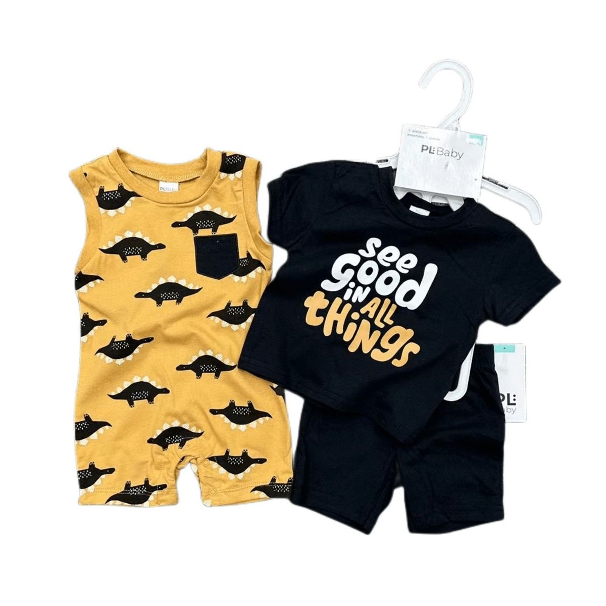 JUMP KIDS - Set De Conjunto Y Enterito para bebés niños Jump Kids
