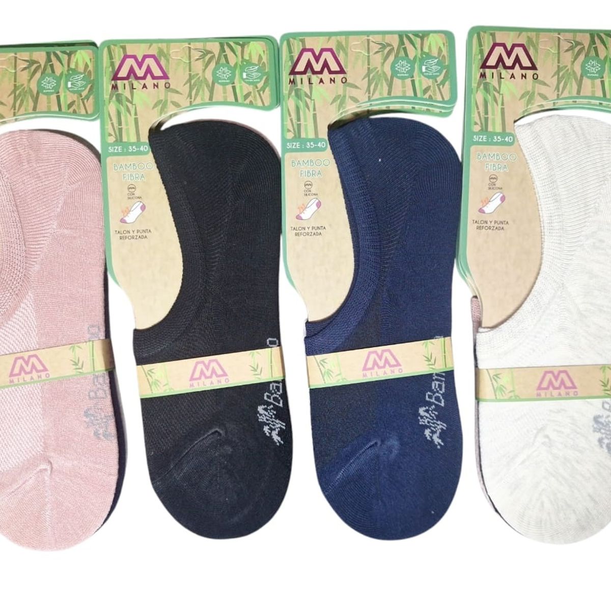 GARSIL - x6 Calcetas - Tobilleras Invisibles Para Mujer Con Fibra De Bambu