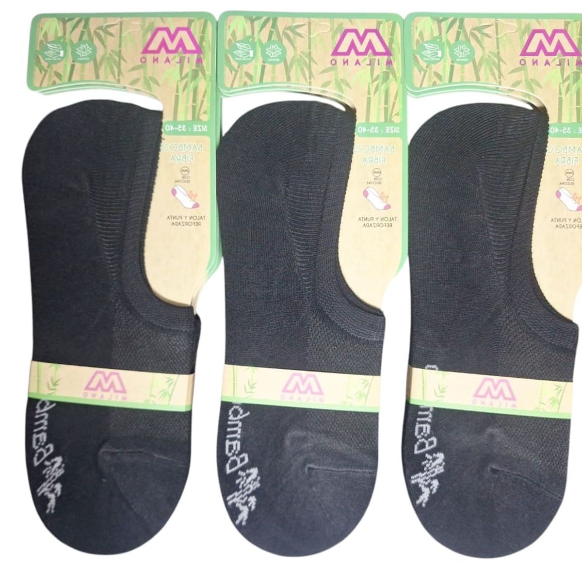 GARSIL - x6 Calcetas - Tobilleras Invisibles Para Mujer Con Fibra De Bambu