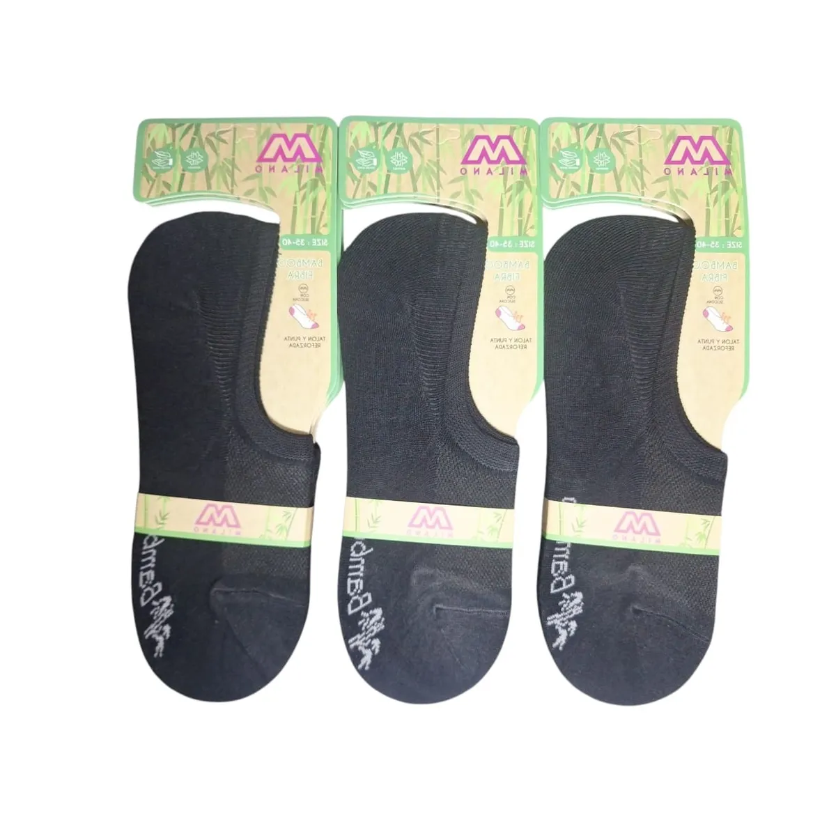 GARSIL - x6 Calcetas - Tobilleras Invisibles Para Mujer Con Fibra De Bambu