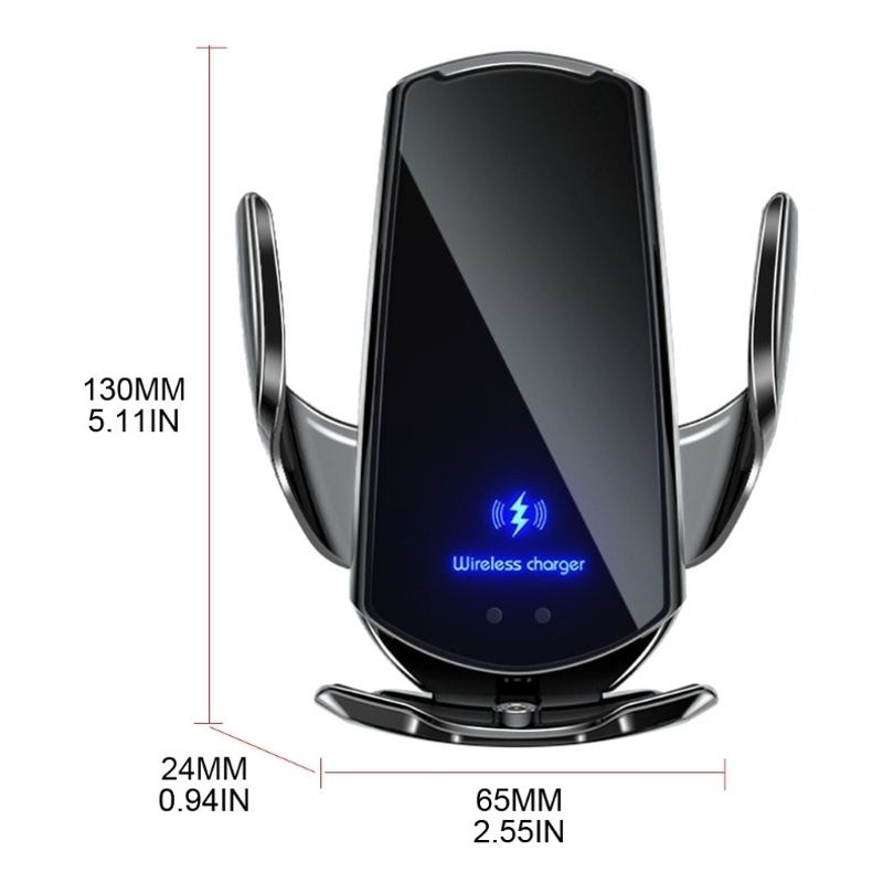 GENERICO - Cargador Soporte Automático Inalámbrico Para Todo Tipo De Telefono