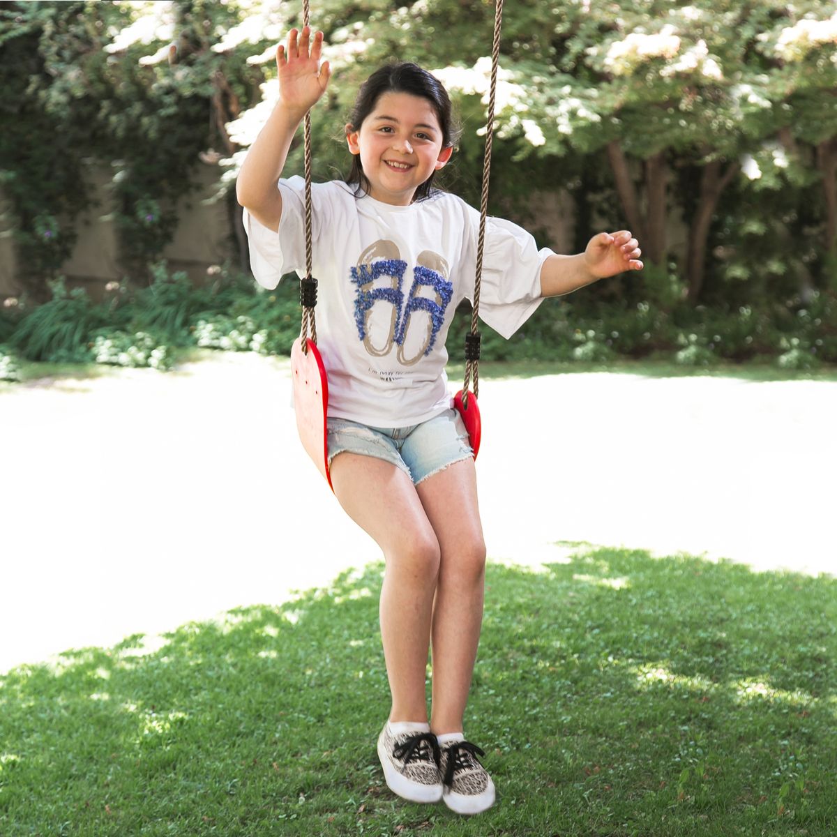 GLOWUP - Pack Columpio Eva Rojo y Escalador