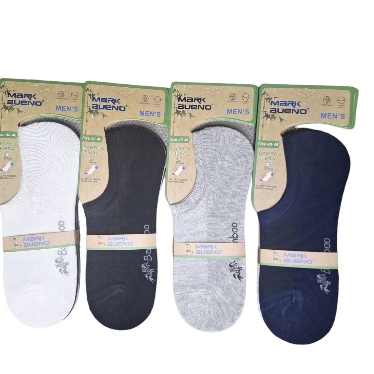 GARSIL - Calcetines Calcetas - Tobilleras Invisibles De Hombre - Fibra De Bambu