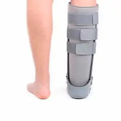 ONEDER - Bota Ortopédica Cam Walker Larga Gris Adulto Talla L