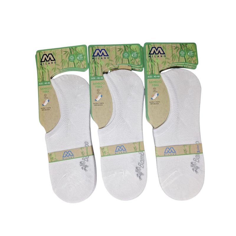 GARSIL - x6 Calcetines Calcetas - Tobilleras Invisibles Hombre - Fibra De Bambu