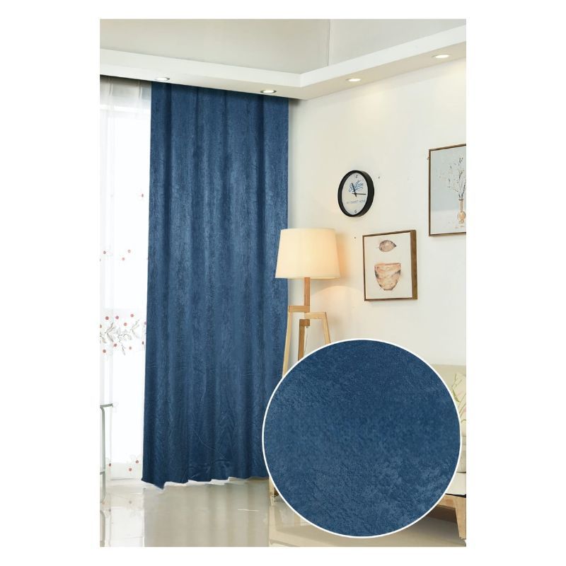 GENERICO - Set De Cortinas Aterceopeladas Para Living 2 Paños 230x140cm