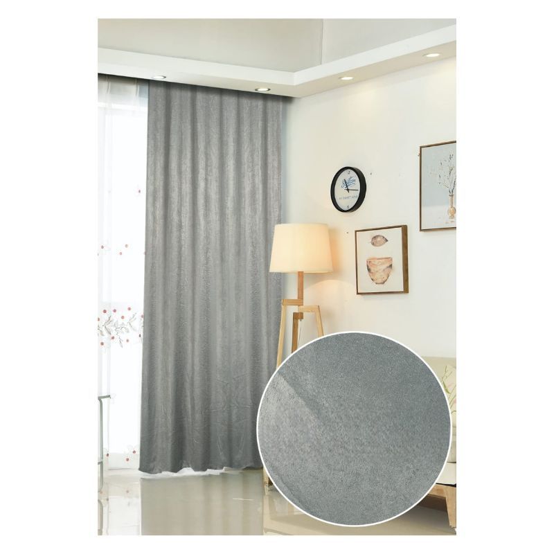 GENERICO - Set De Cortinas Aterceopeladas Para Living 2 Paños 230x140cm