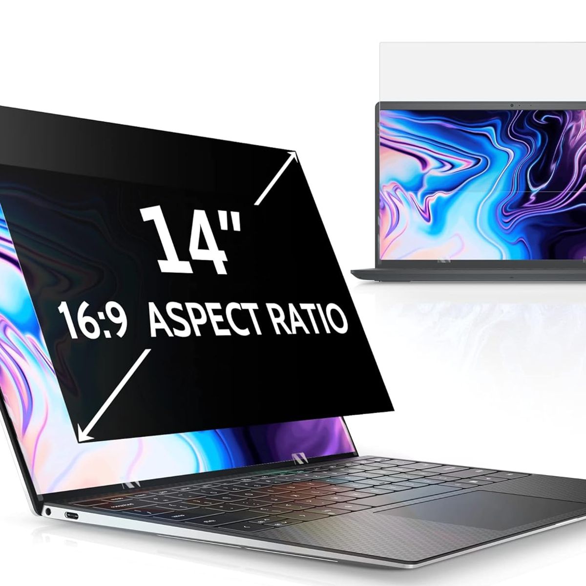 GENERICO - Lámina para computador de 14 pulgadas 16:09 filtro anti espía