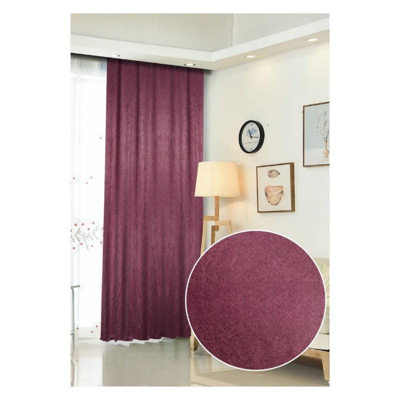 GENERICO - Set De Cortinas Aterceopeladas Para Living 2 Paños 230x140cm
