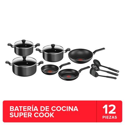 Imagen 2 del producto Bateria de cocina Antiadherente Super cook 12 PCS