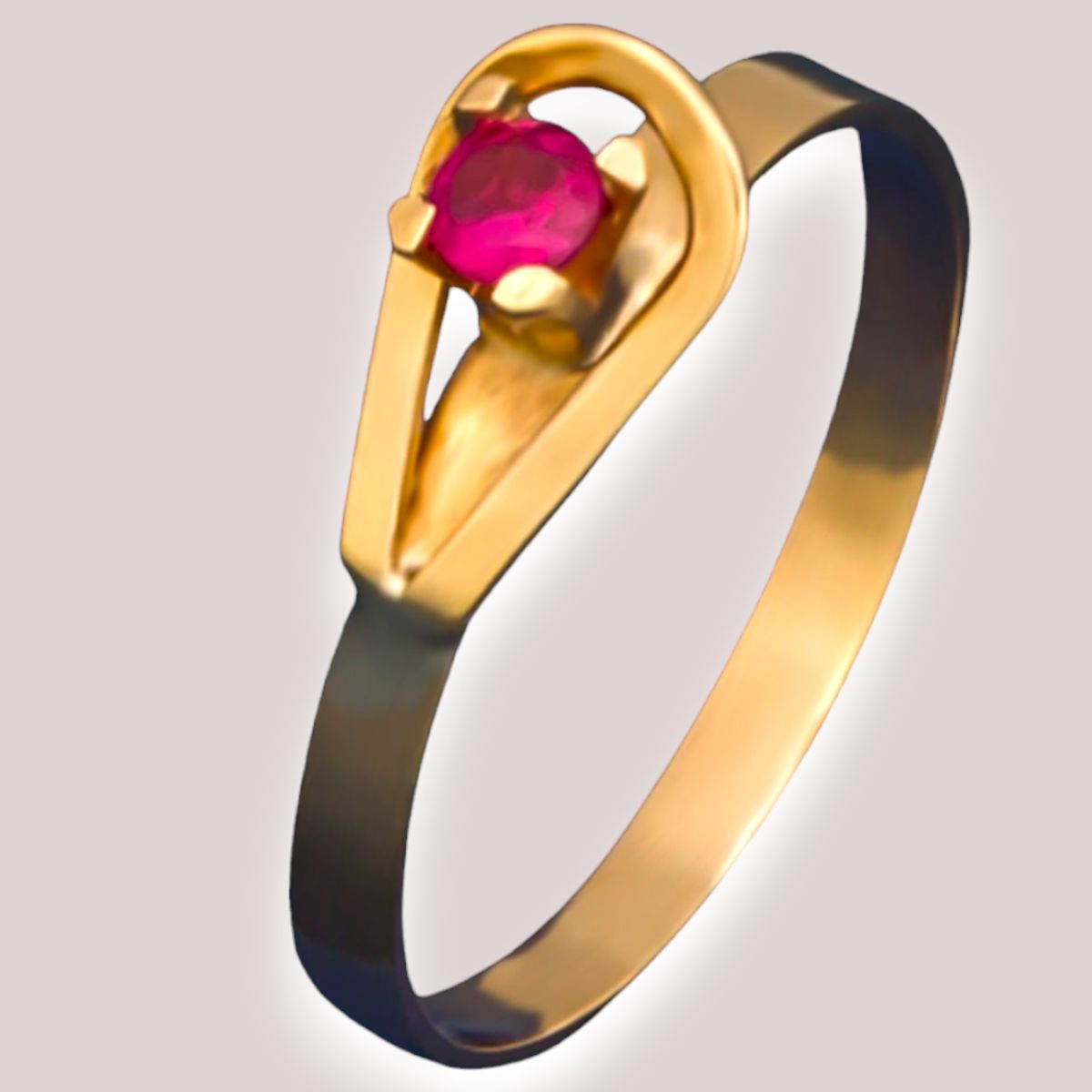 GENERICO - Anillo juvenil con piedra