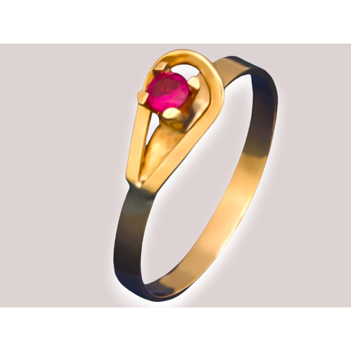 GENERICO - Anillo juvenil con piedra