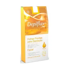 DEPILFLAX - Cera en Banda Facial Natural