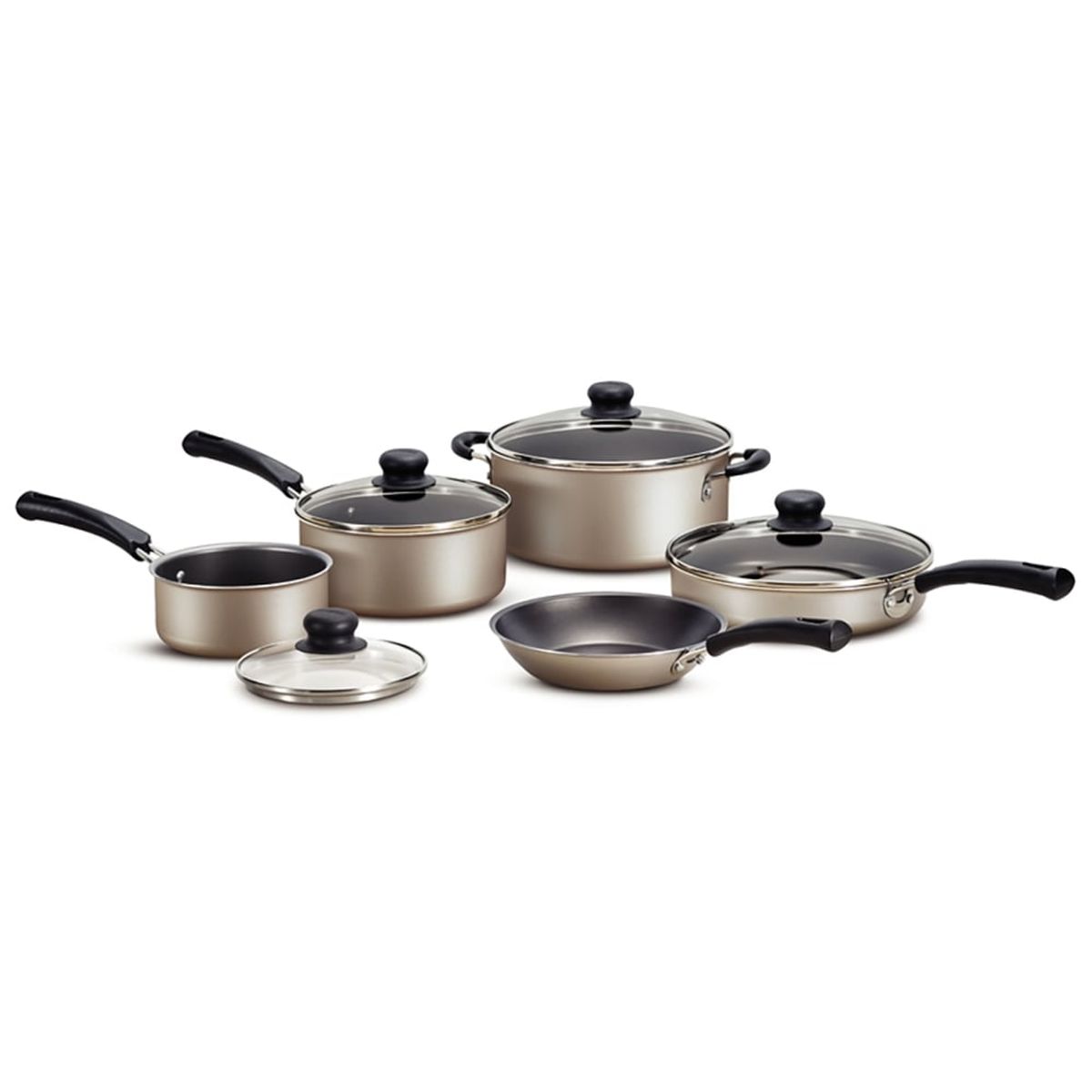 TRAMONTINA - Batería De Cocina Tramontina 9 Piezas Gris