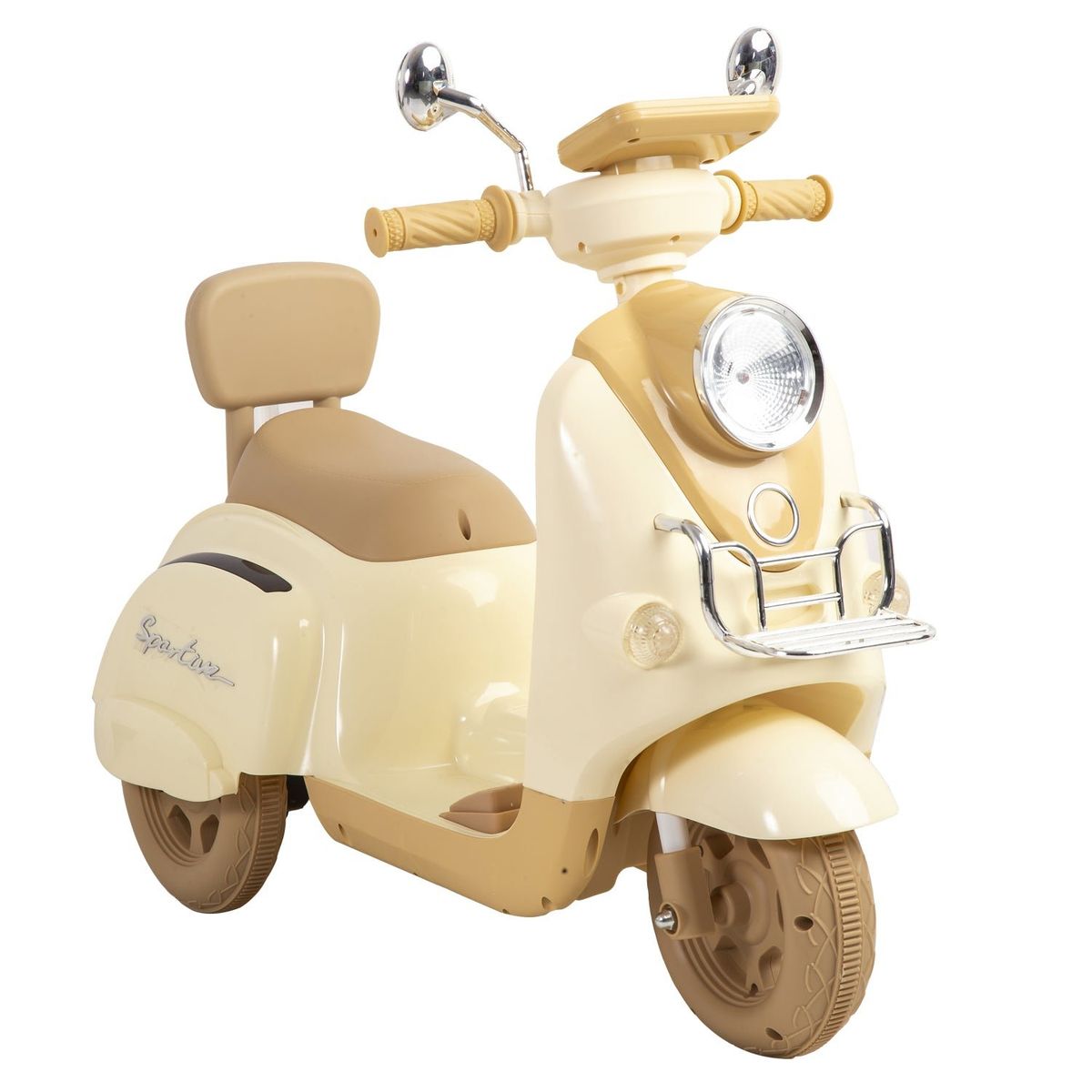 BEBESIT - Moto a Batería Scooter Beige Bebesit