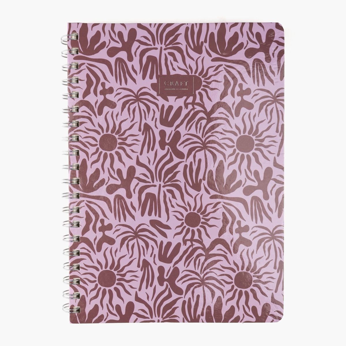 LOUNGE - Cuaderno Back To School Grande Cuadriculado Lila LOUNGE