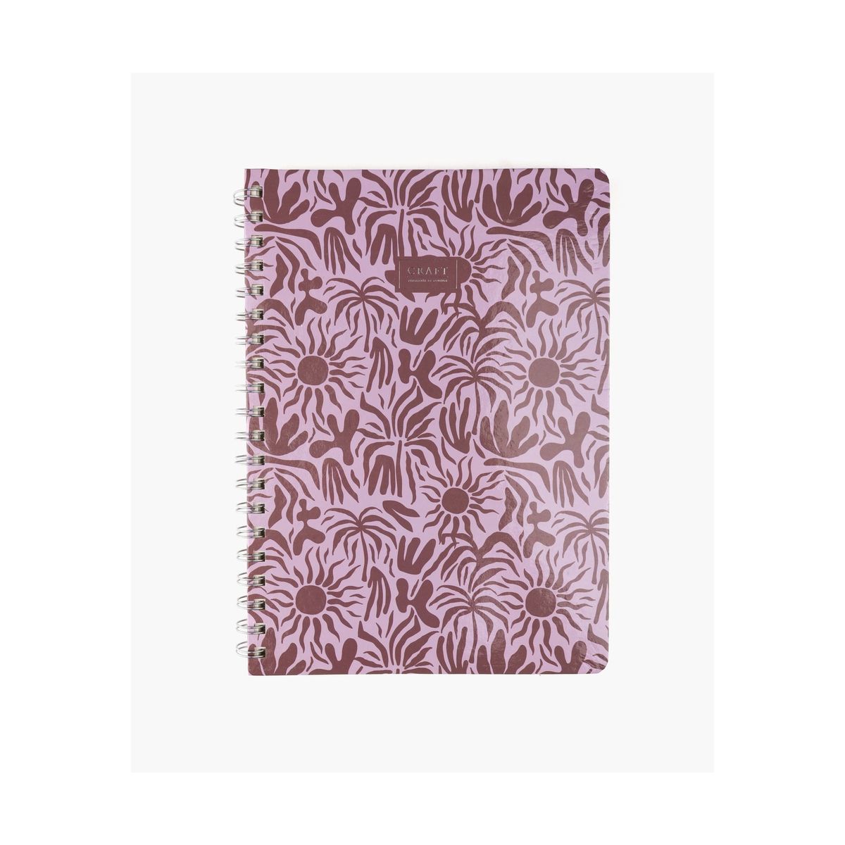 LOUNGE - Cuaderno Back To School Grande Cuadriculado Lila LOUNGE