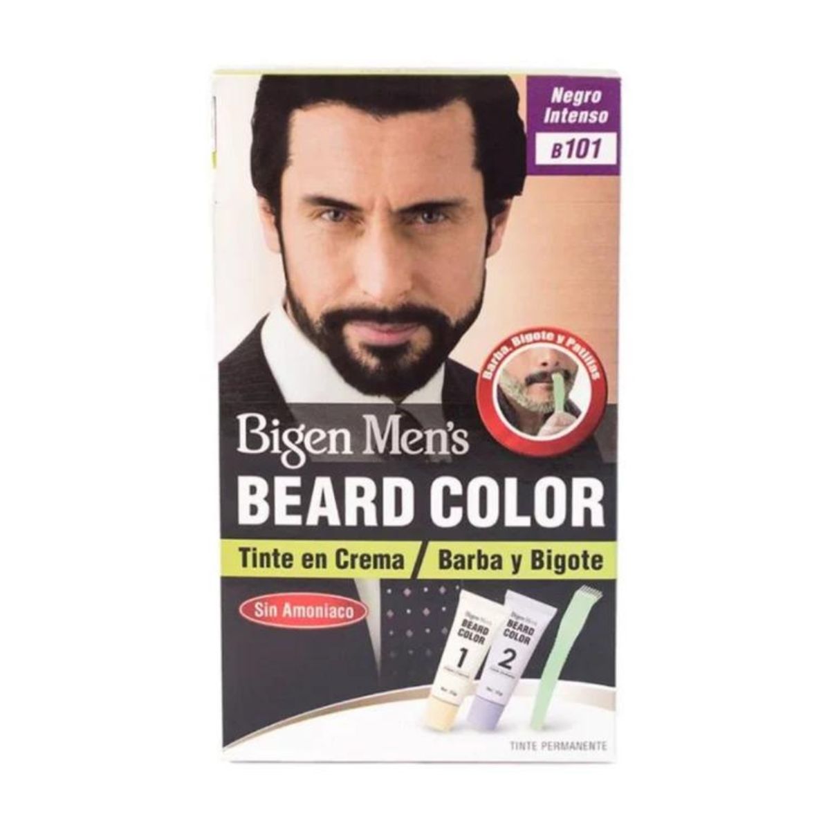 BIGEN - Tinte en Crema Barba y Bigote Nego Intenso