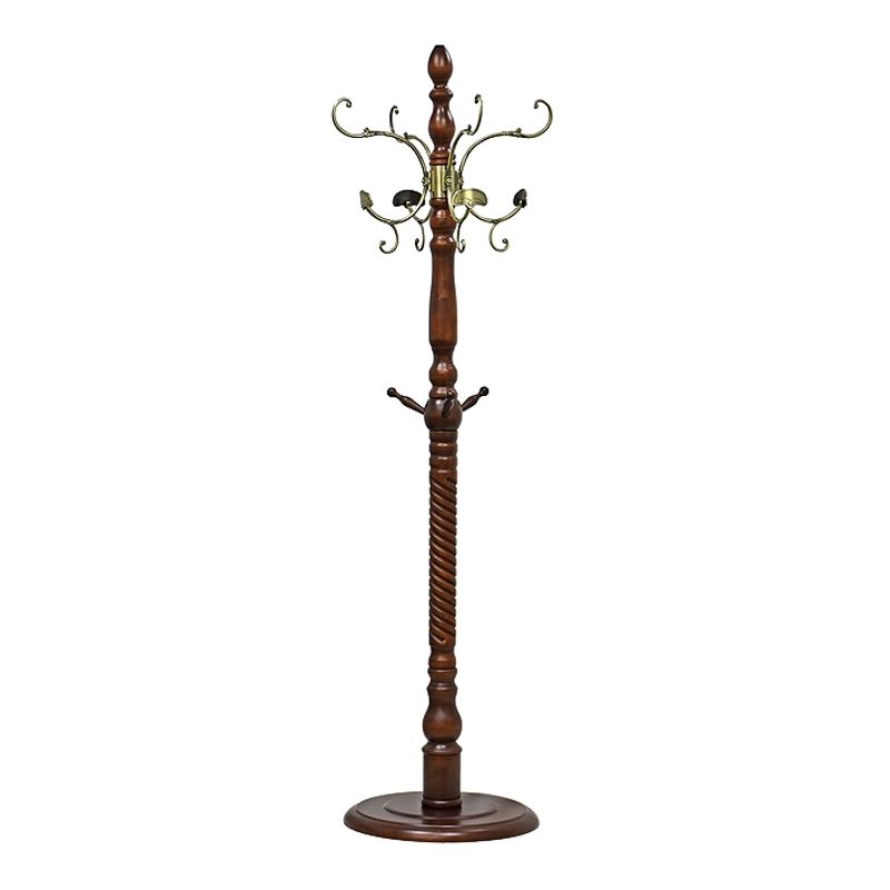 MSA MUEBLES SANTA ANA - Perchero Premium Café Bronce Mike