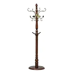 MSA MUEBLES SANTA ANA - Perchero Premium Café Bronce Mike