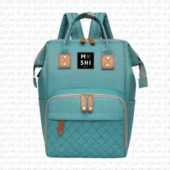 GENERICO - Bolso Mochila Maternal Pañalera Diseño Sticky Menta
