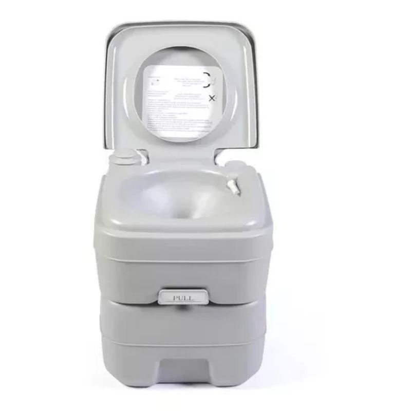 GENERICO - Baño Quimico Portatil 20 Litros Reutilizable Camping Premium