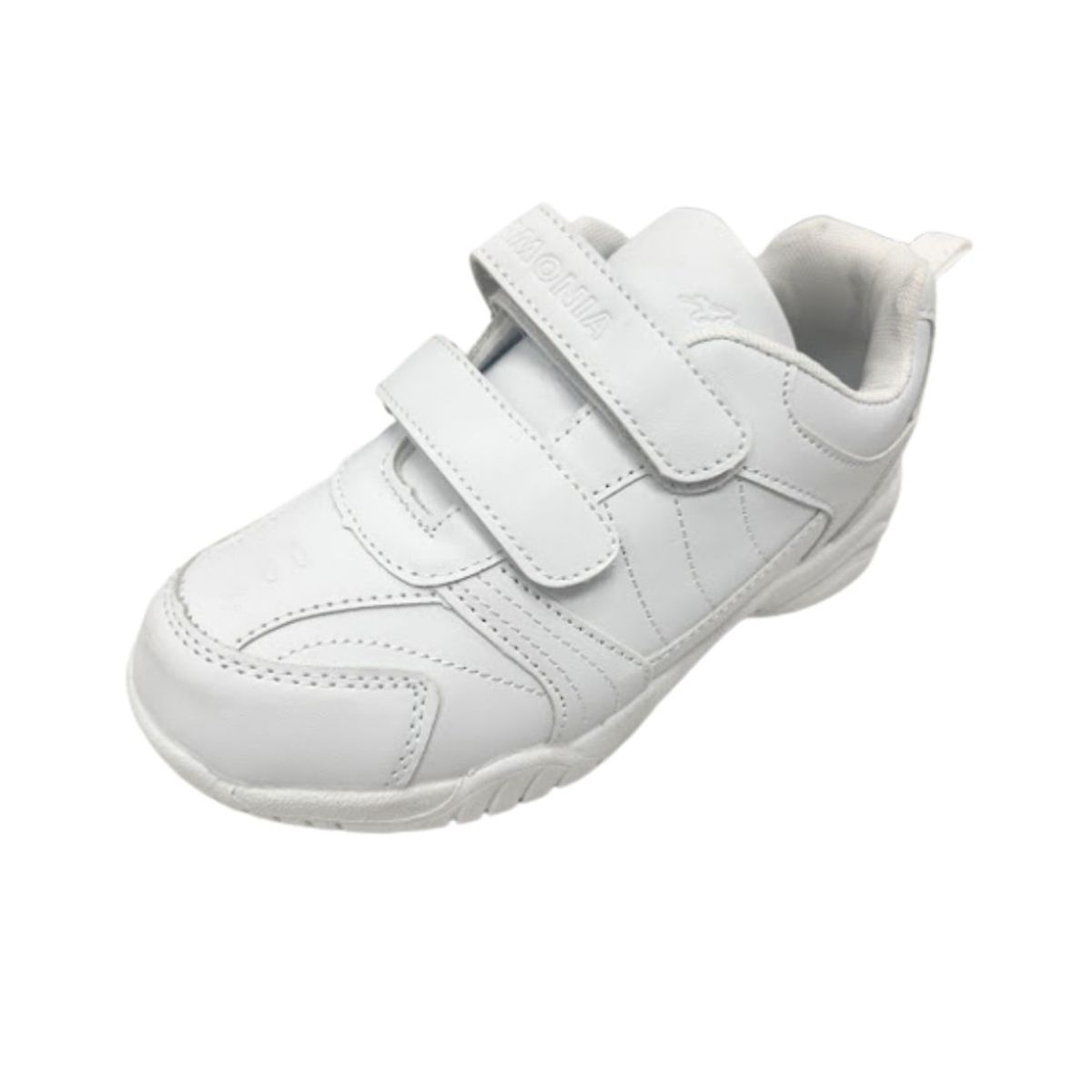 VINNYS OUTLET - Zapatilla Escolar Blanco Velcro