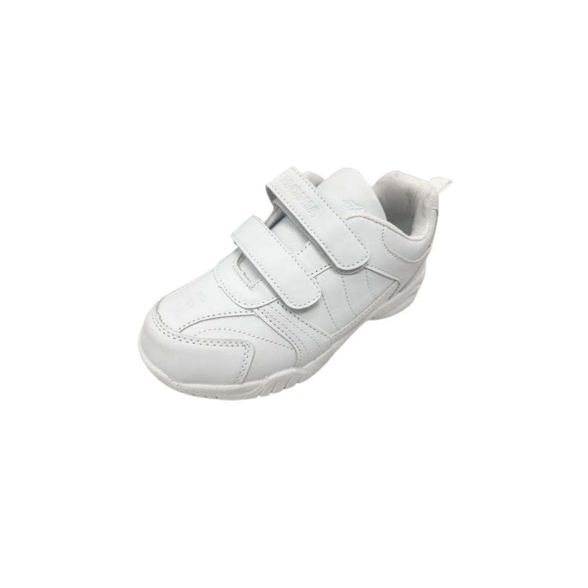 VINNYS OUTLET - Zapatilla Escolar Blanco Velcro