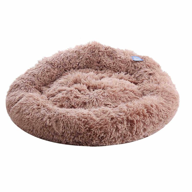 GENERICO - Cama para mascotas ultra suave 90 cm beige