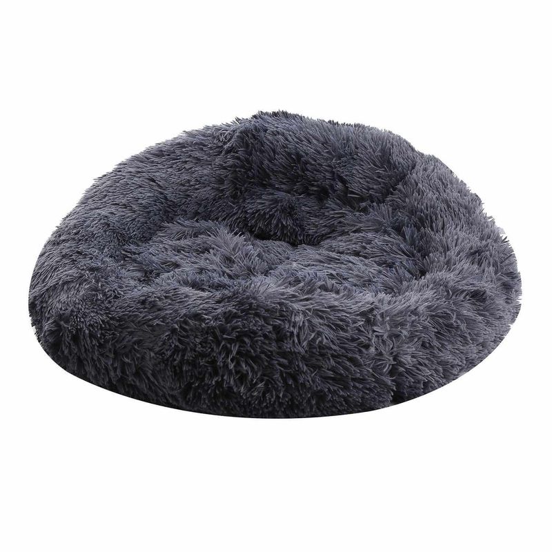 GENERICO - Cama para mascotas ultra suave 70 cm gris