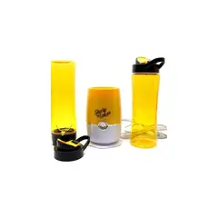 GENERICO - Juguera Portátil Licuadora 2 Vasos Batidora Portátil Juguera Amarillo