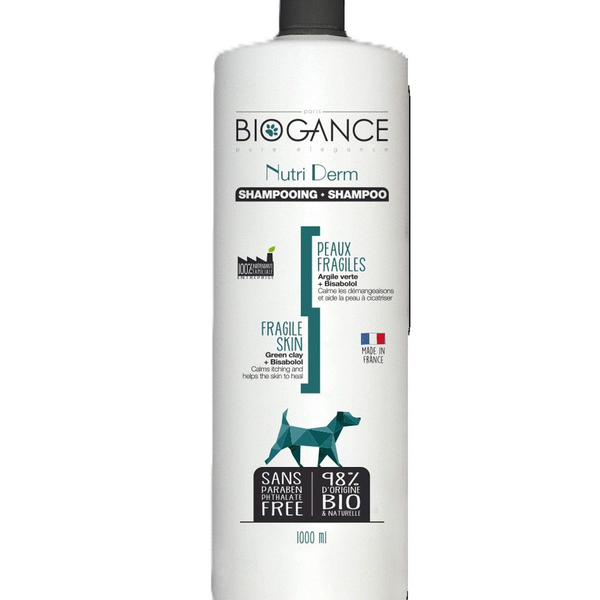 BIOGANCE - Shampoo Nutri Derm (pieles Atópicas) 1 Litro, Biogance.