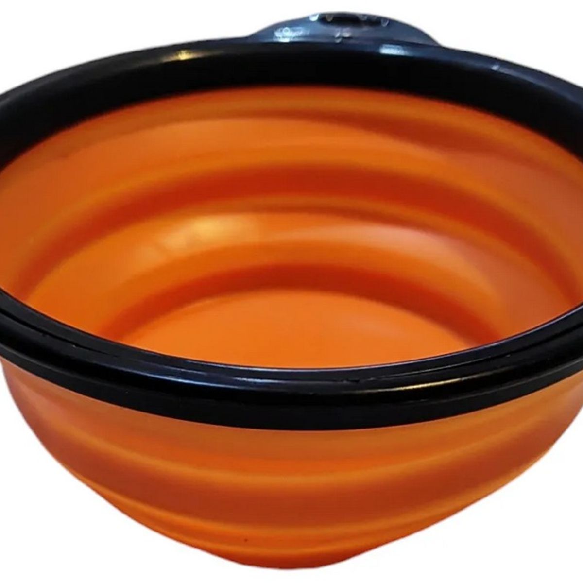 GENERICO - Plato Plegable Mascota Portatil Agua Comida Color Naranja12 cm