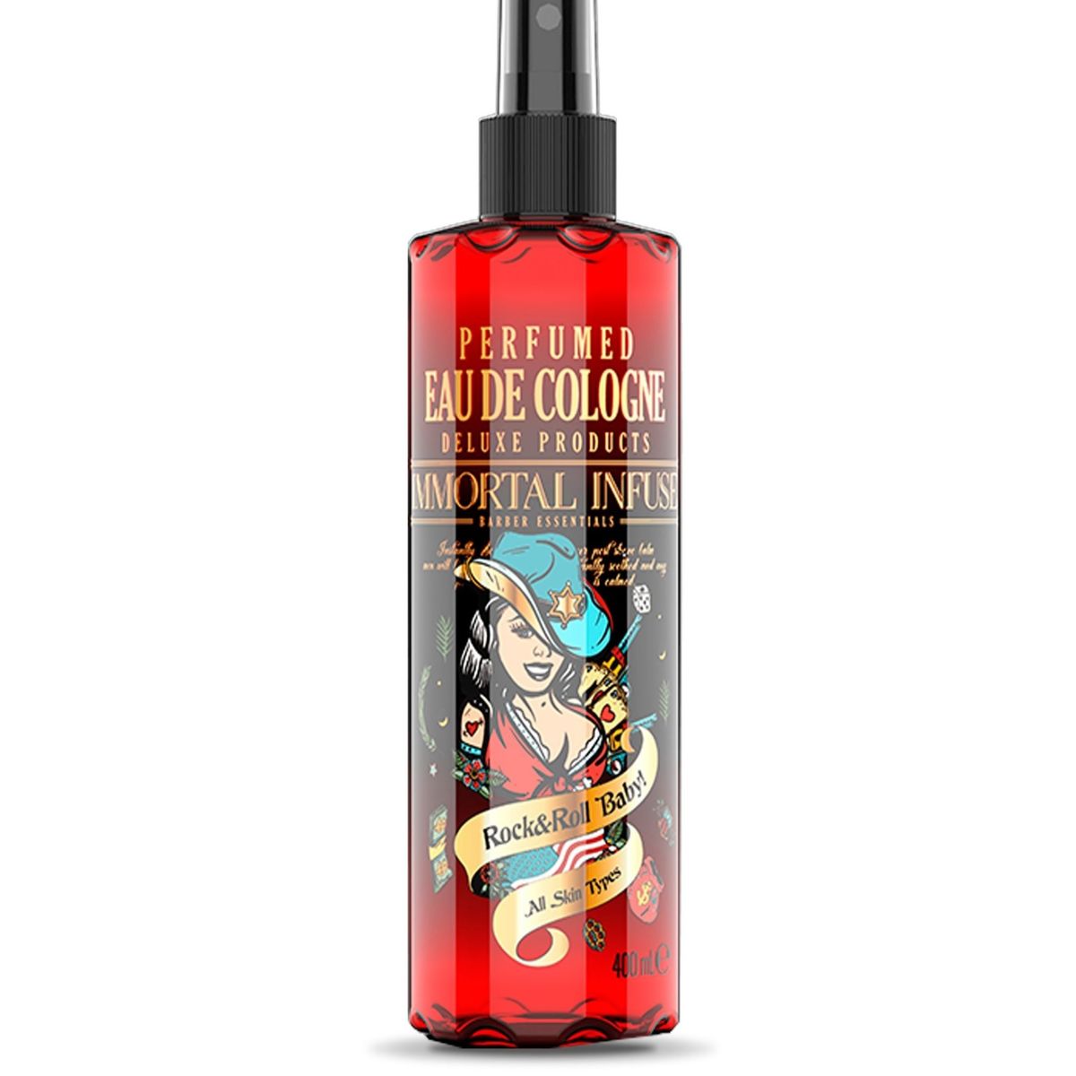 IMMORTAL INFUSE - Perfume Para Barba Rock Roll 400ml Immortal