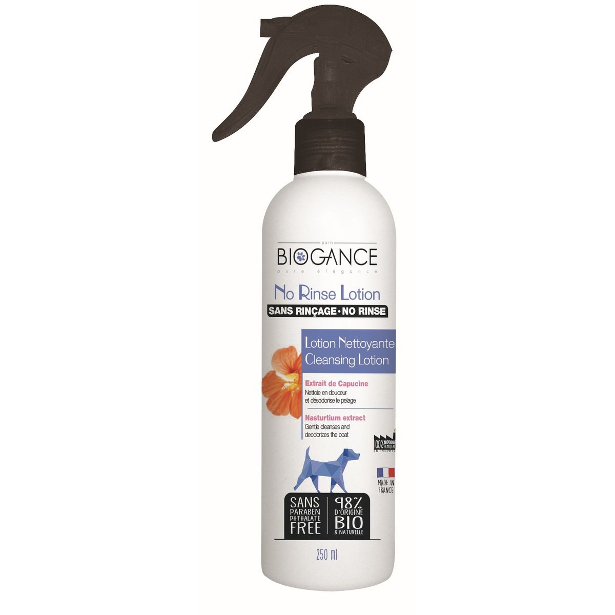 BIOGANCE - Loción En Seco Para Perros no Rinse Lotion Dog Biogance