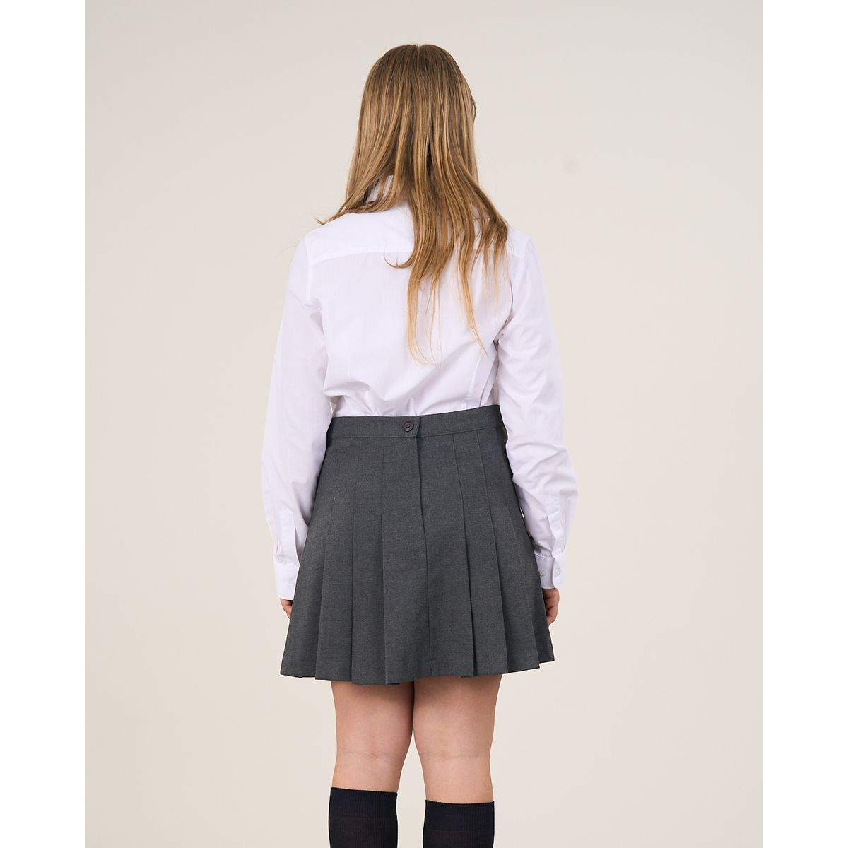 POLEMIC - FALDA ESCOLAR GRIS TALLA 12 a 16 - POLEMIC