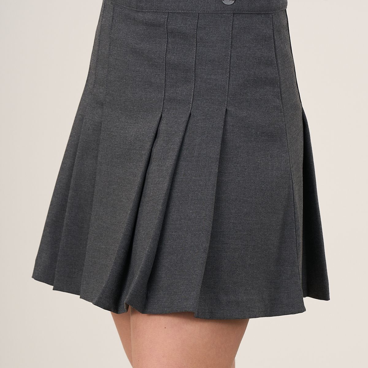 POLEMIC - FALDA ESCOLAR GRIS TALLA 12 a 16 - POLEMIC