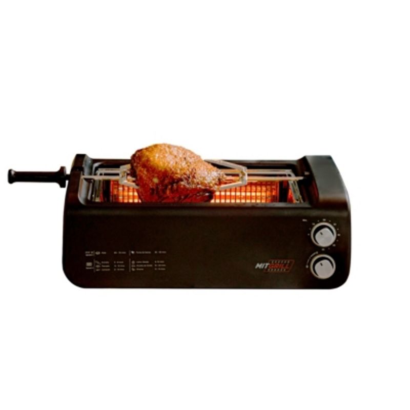MITGRILL - MITGRILL parrilla eléctrica smokeless con spiedo