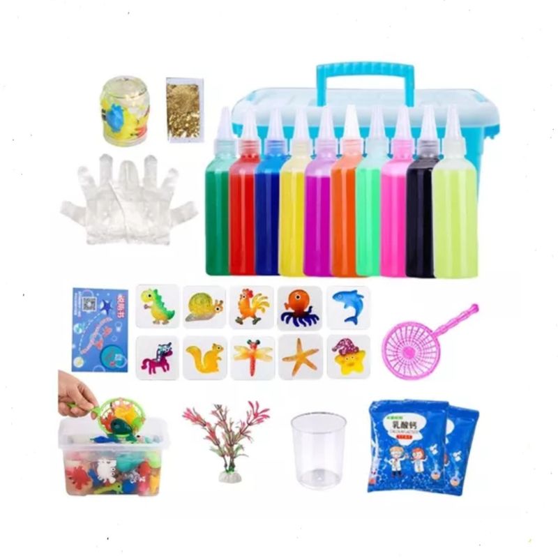 GENERICO - Kit De Creacion De Juguetes Acuaticos Gel Magico Elfo 13 Pcs